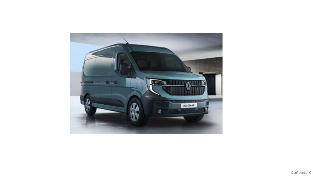 Billede fra myndighedens meddelelse af det tilbagekaldte produkt Renault - Model: Master IV. Årsag: OVERTRÆD.