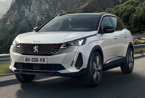 Billede fra myndighedens meddelelse af det tilbagekaldte produkt Peugeot - Model: 3008 V2, 508 V2. Årsag: OVERTRÆD.