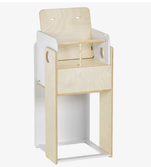 Billede fra myndighedens meddelelse af det tilbagekaldte produkt NUUN High Chair. Årsag: OVERTRÆD.