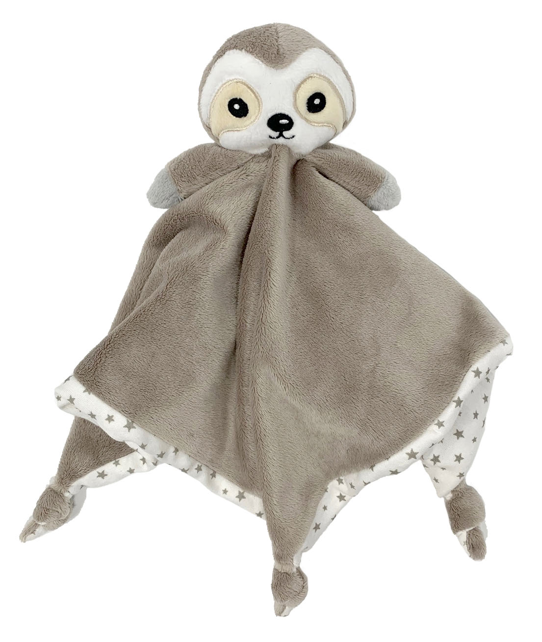 Billede fra myndighedens meddelelse af det tilbagekaldte produkt Petjes World Security Blanket Sloth. Årsag: OVERTRÆD.