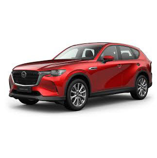 Billede fra myndighedens meddelelse af det tilbagekaldte produkt Mazda - CX-60. Årsag: OVERTRÆD.