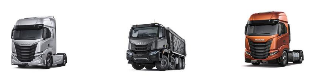 Billede fra myndighedens meddelelse af det tilbagekaldte produkt Iveco Lorry, S-Way, T-Way, X-Way. Årsag: OVERTRÆD.