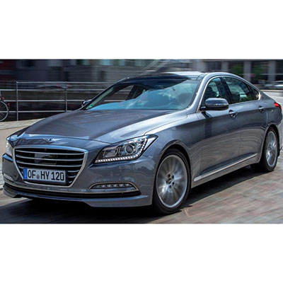 Billede fra myndighedens meddelelse af det tilbagekaldte produkt Hyundai - Genesis. Årsag: OVERTRÆD.