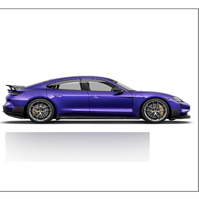 Billede fra myndighedens meddelelse af det tilbagekaldte produkt Porche - Model: Taycan Turbo GT, Taycan Turbo GT med Weissach-Packet. Årsag: OVERTRÆD.