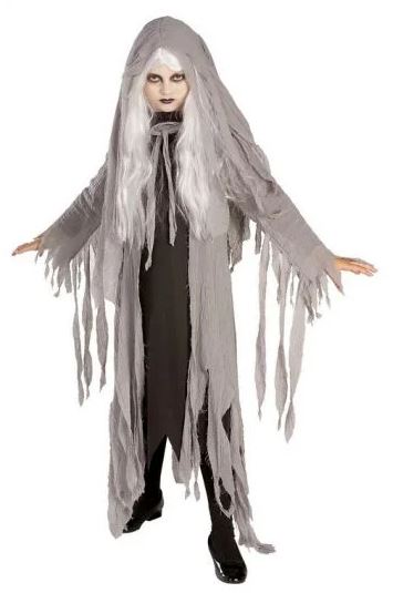Billede fra myndighedens meddelelse af det tilbagekaldte produkt Midnats-ånd kostume 5-7 år, Midnight Spirit. Årsag: OVERTRÆD.