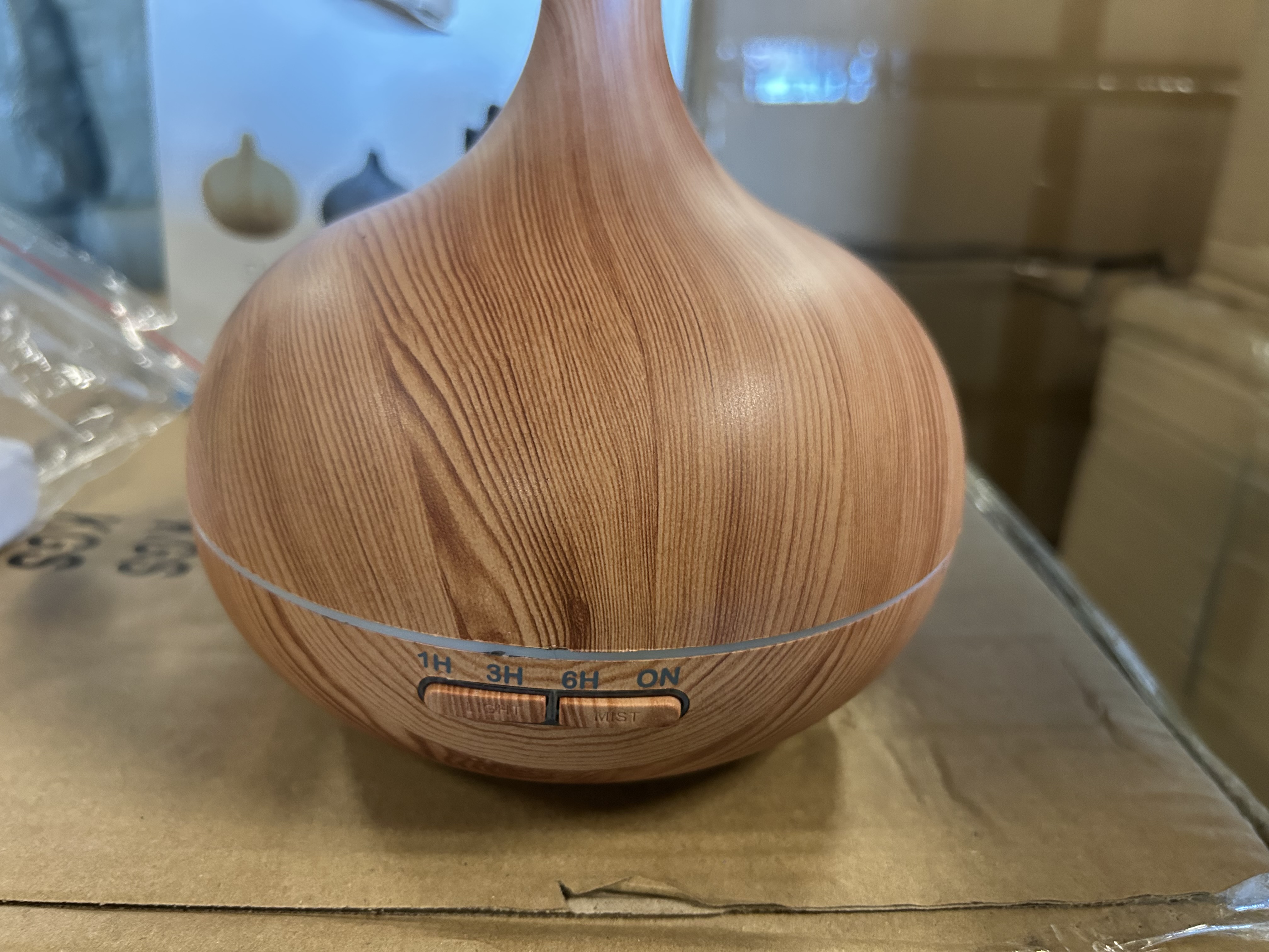 Billede fra myndighedens meddelelse af det tilbagekaldte produkt Aroma Diffuser. Årsag: OVERTRÆD.