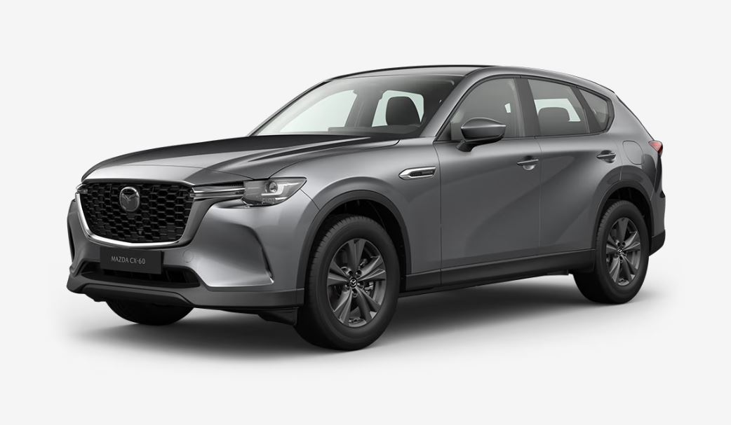 Billede fra myndighedens meddelelse af det tilbagekaldte produkt Mazda - CX-60. Årsag: OVERTRÆD.