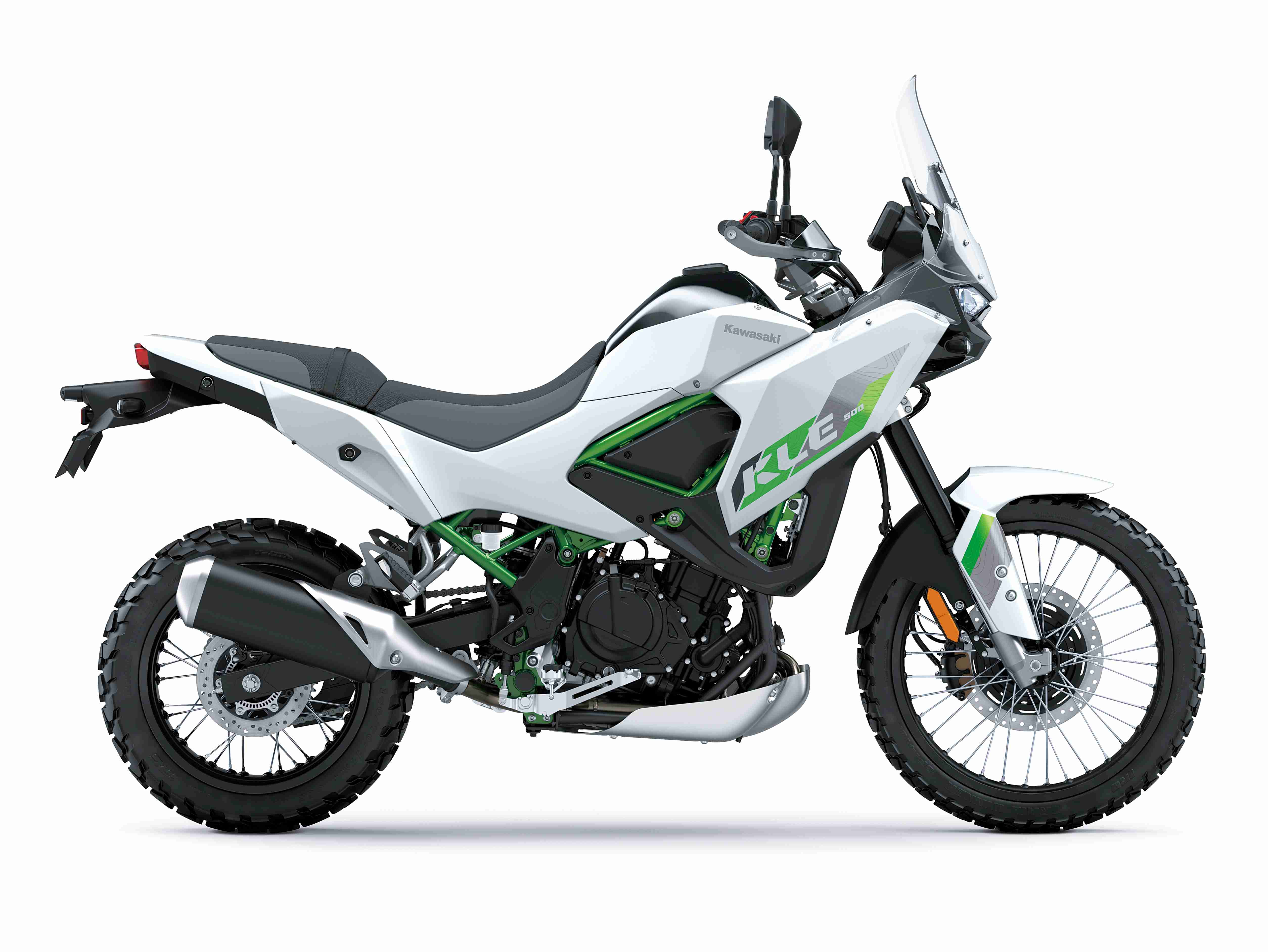 Billede fra myndighedens meddelelse af det tilbagekaldte produkt Kawasaki - Model: KLE500 SE - Recall code: Ej oplyst - Opfølgning. Årsag: OVERTRÆD.