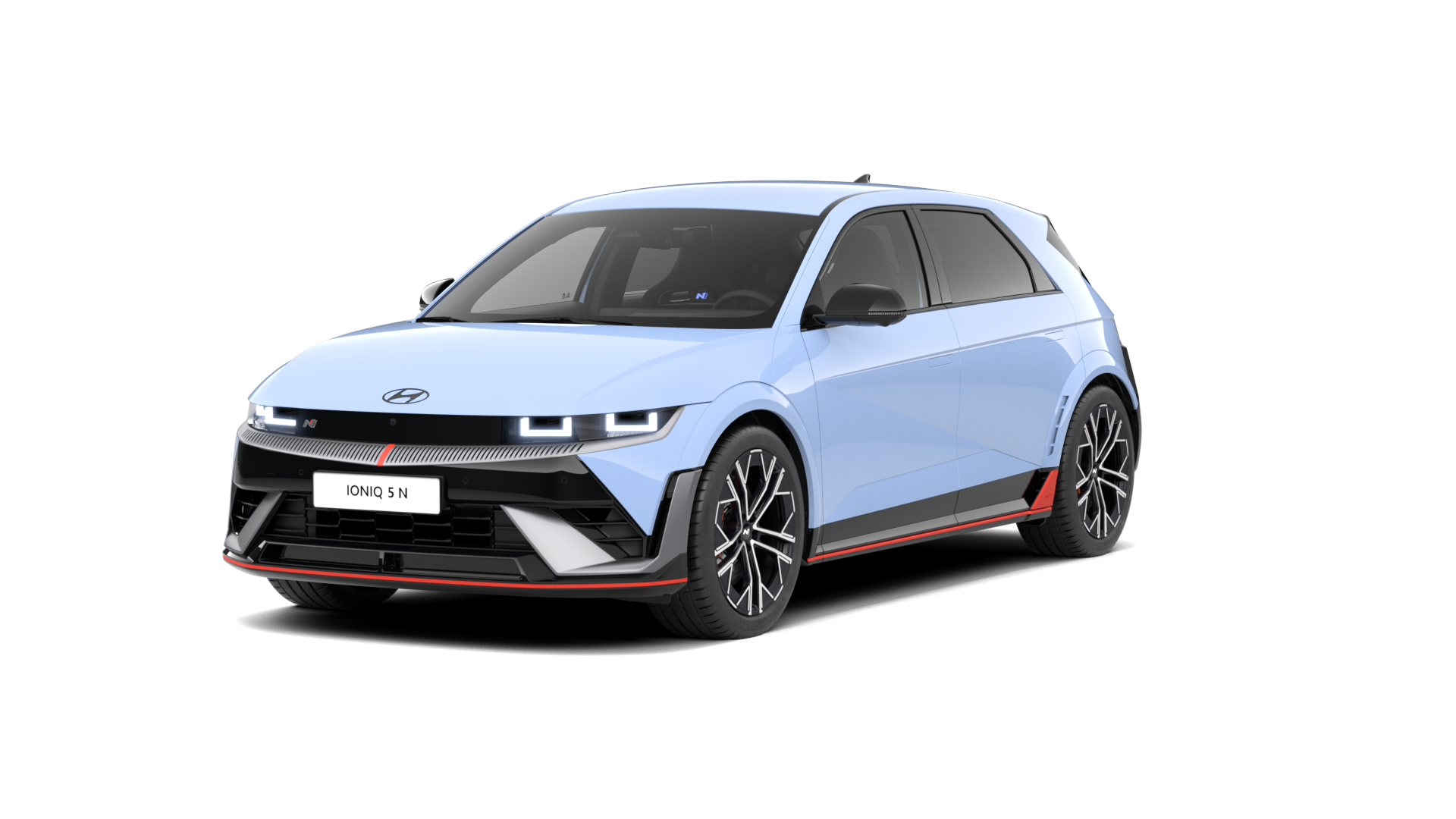 Billede fra myndighedens meddelelse af det tilbagekaldte produkt Hyundai IONIQ 5 N (NE N). Årsag: OVERTRÆD.