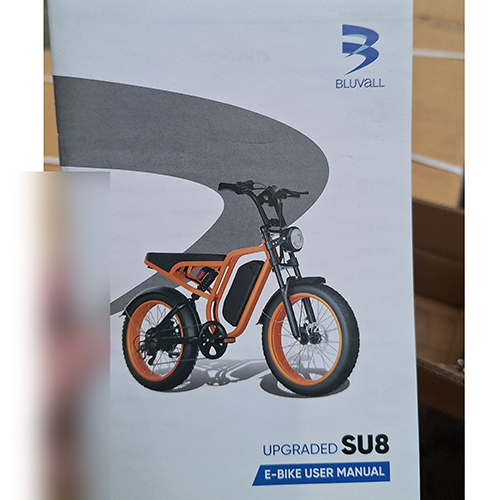 Billede fra myndighedens meddelelse af det tilbagekaldte produkt Bluvall - Model: Electric Motorbike. Årsag: OVERTRÆD.