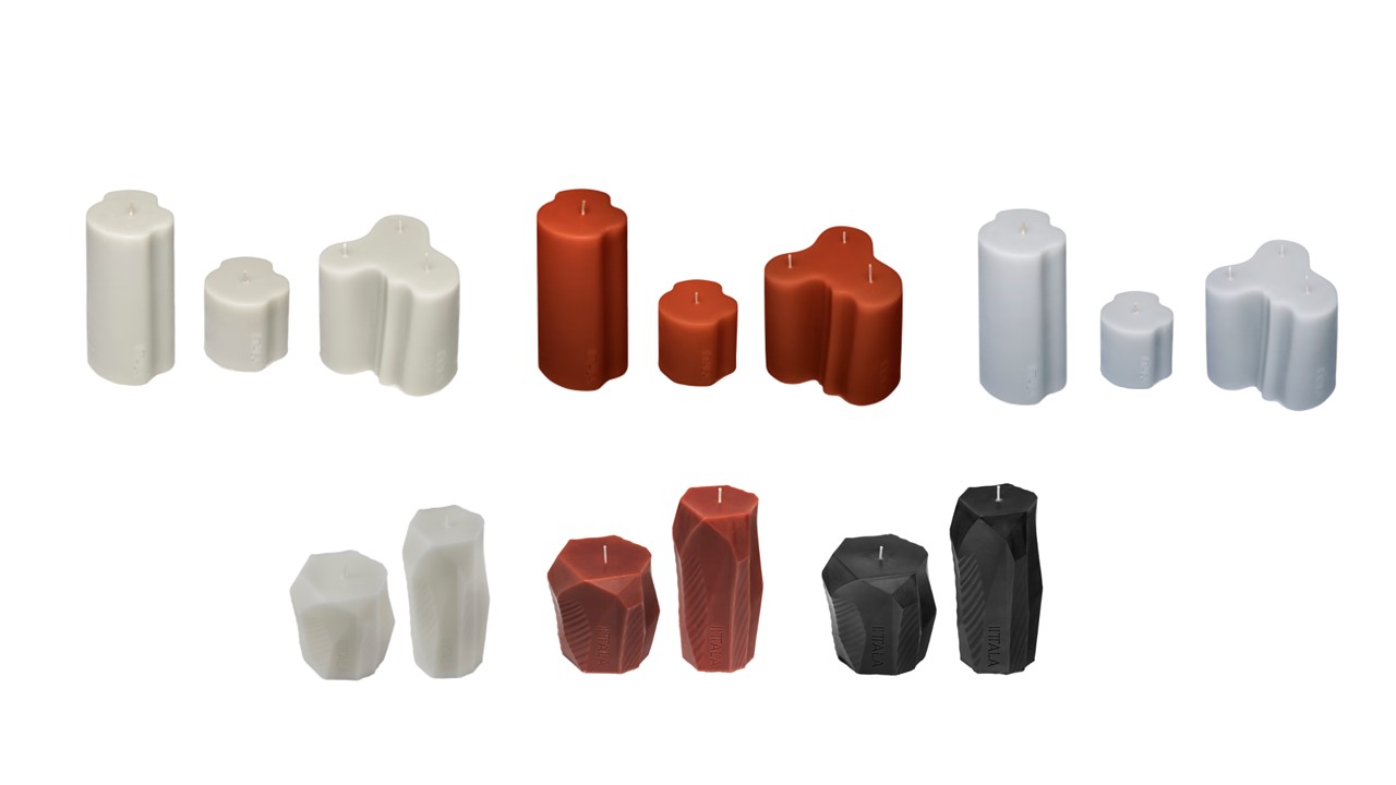Billede fra myndighedens meddelelse af det tilbagekaldte produkt IITTALA - Model: Aalto bloklys, 8, 10, 11 og 16cm, flere farver. Årsag: OVERTRÆD.