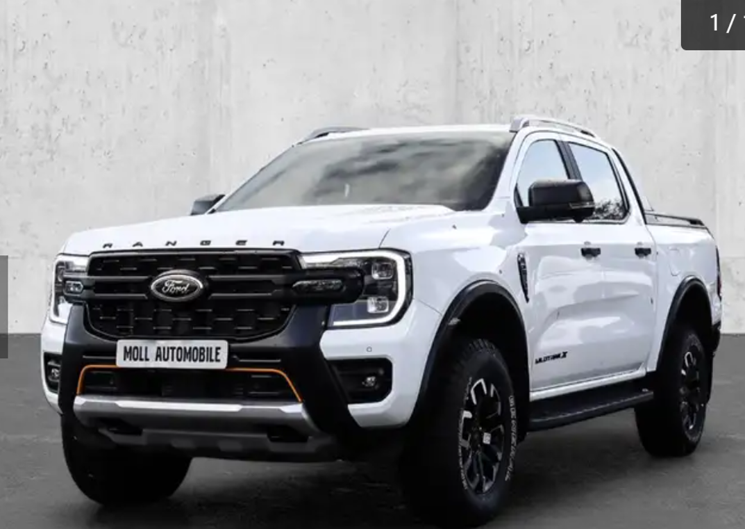 Billede fra myndighedens meddelelse af det tilbagekaldte produkt Ford - Ranger. Årsag: OVERTRÆD.