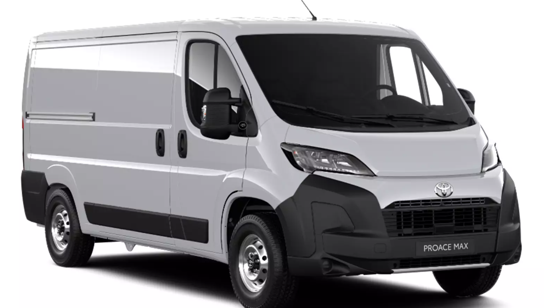 Billede fra myndighedens meddelelse af det tilbagekaldte produkt Toyota - Proace Max and Proace Max BEV. Årsag: OVERTRÆD.