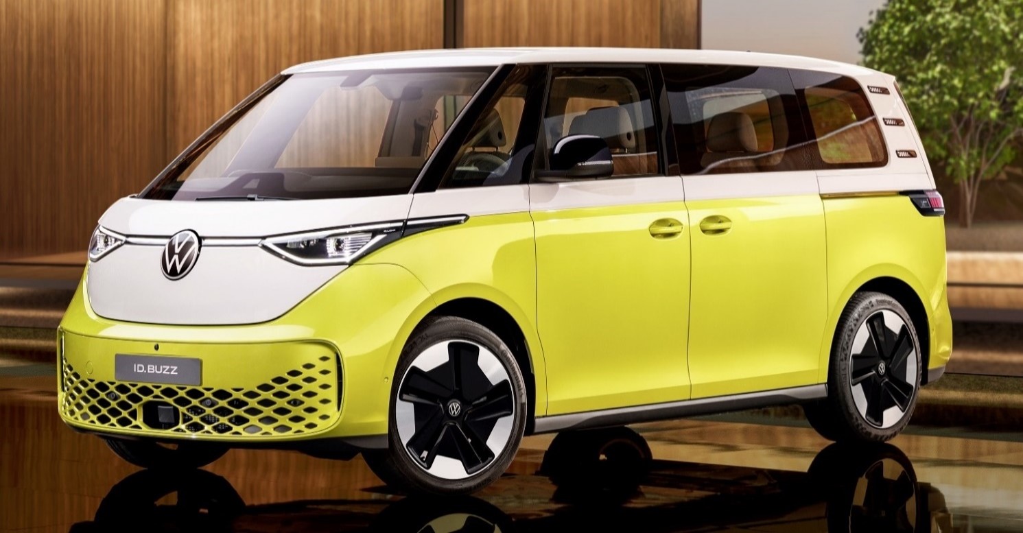 Billede fra myndighedens meddelelse af det tilbagekaldte produkt VW - model: ID. BUZZ, ID.BUZZ Cargo, ID.3, ID.7. Årsag: OVERTRÆD.