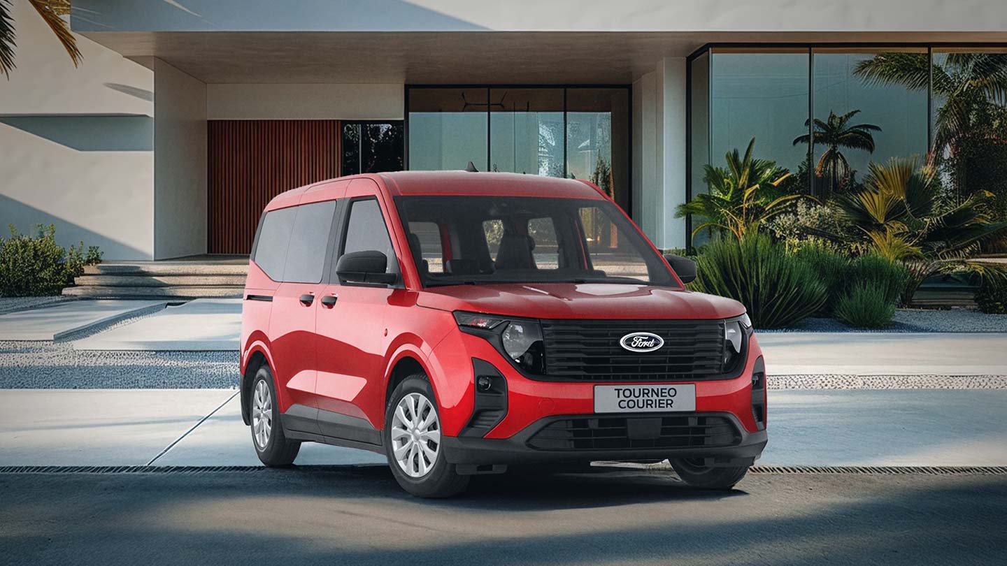 Billede fra myndighedens meddelelse af det tilbagekaldte produkt Ford - Model: Tourneo Courier, Transit Courier, Focus - Recall code: 26S07 - Opfølgning. Årsag: OVERTRÆD.