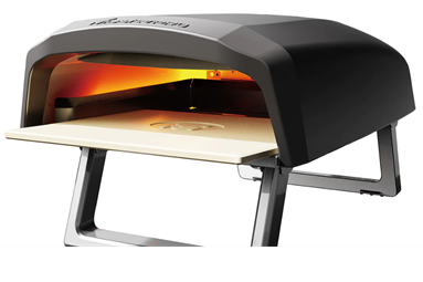 Billede fra myndighedens meddelelse af det tilbagekaldte produkt MasterPro Pizzaovn på gas. Årsag: OVERTRÆD.