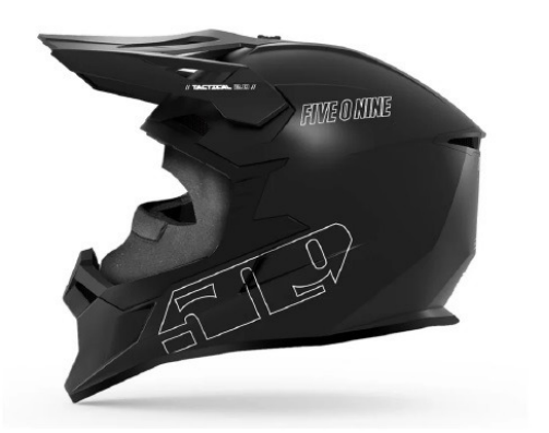 Billede fra myndighedens meddelelse af det tilbagekaldte produkt Polaris - Model: Casques tactical. Årsag: OVERTRÆD.