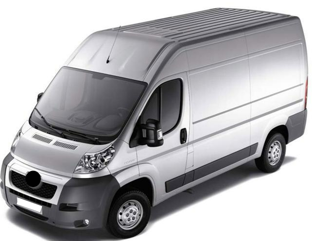 Billede fra myndighedens meddelelse af det tilbagekaldte produkt Opel Movano. Årsag: OVERTRÆD.