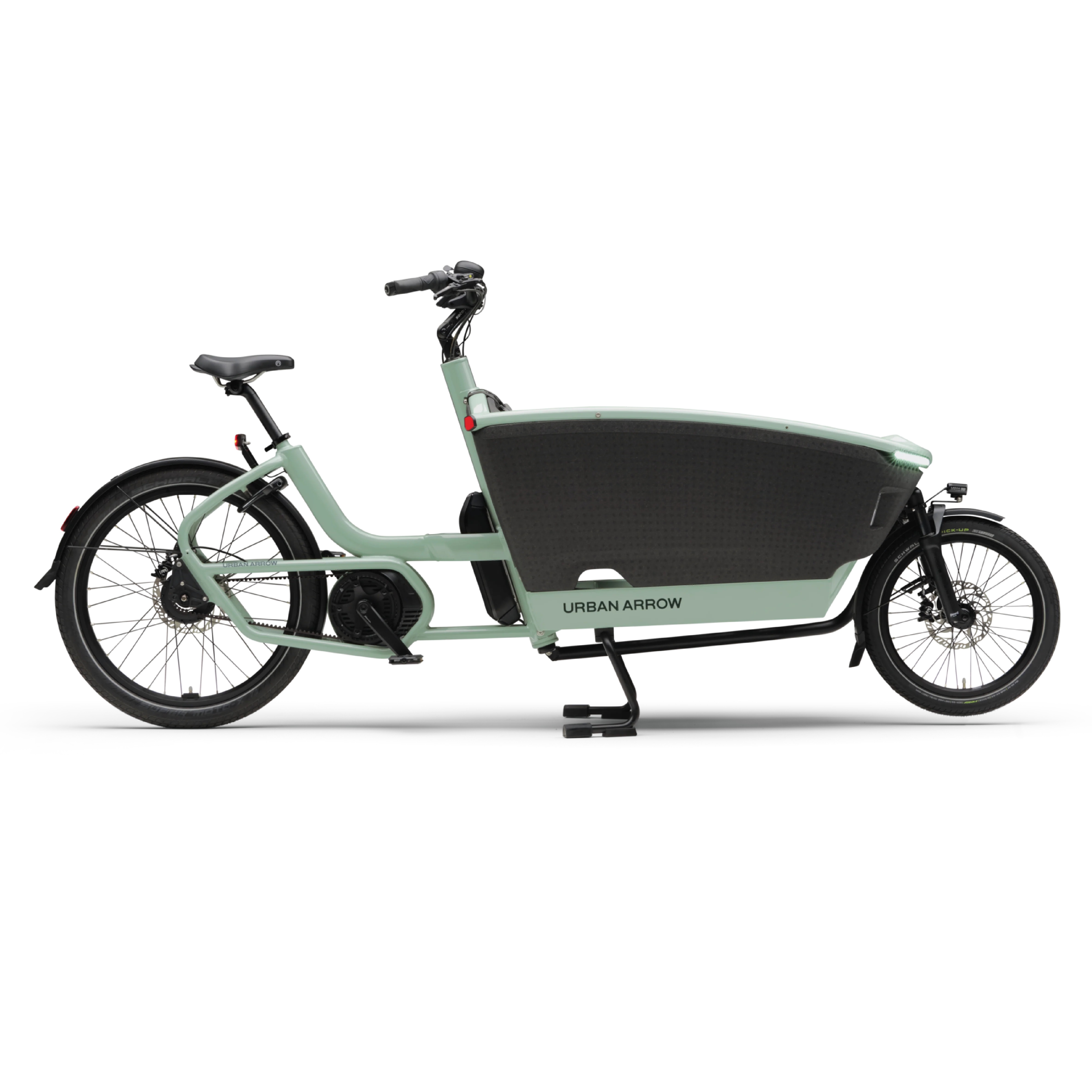 Billede fra myndighedens meddelelse af det tilbagekaldte produkt Urban Arrow - Model: FamilyNext cargo bikes. Årsag: OVERTRÆD.