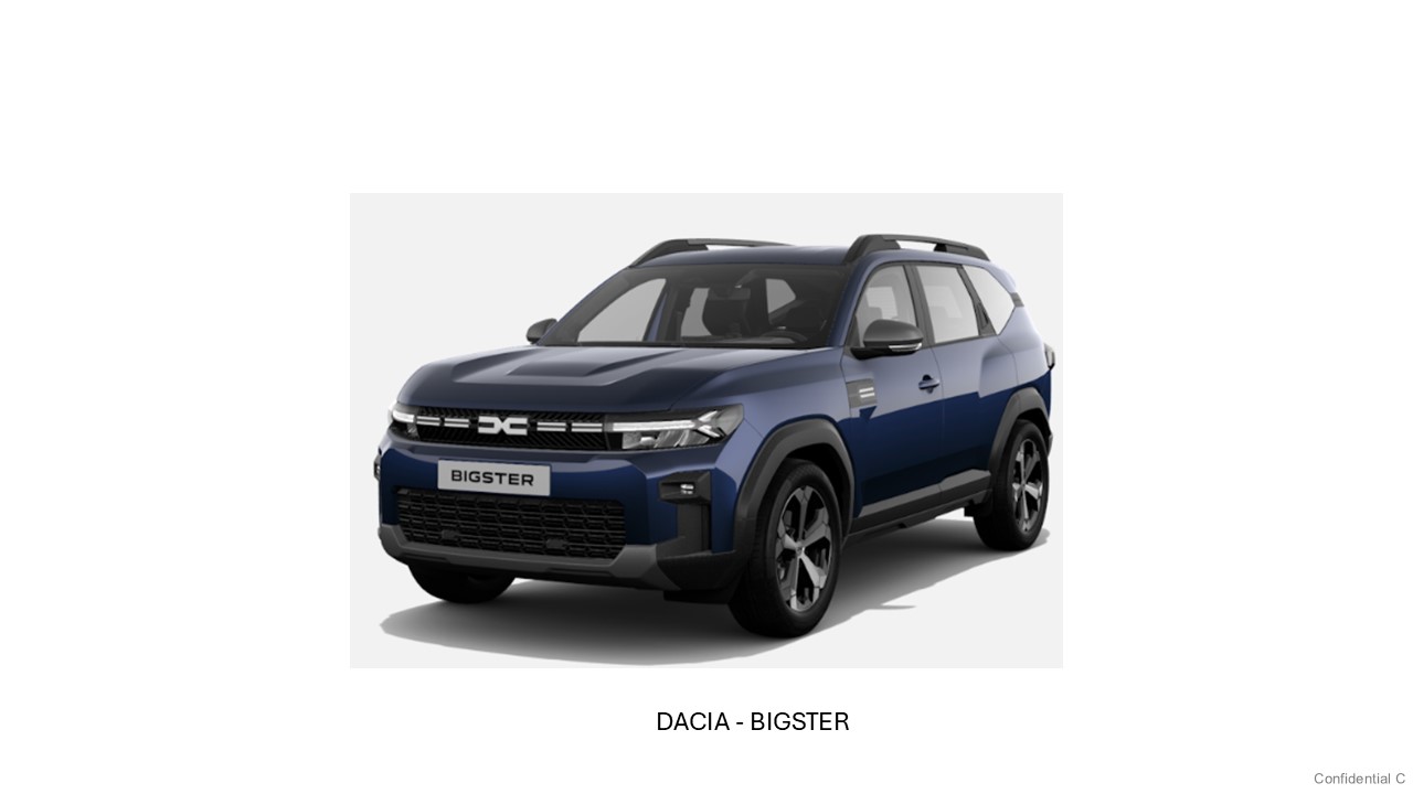 Billede fra myndighedens meddelelse af det tilbagekaldte produkt DACIA - Model: DUSTER III - BIGSTER. Årsag: OVERTRÆD.