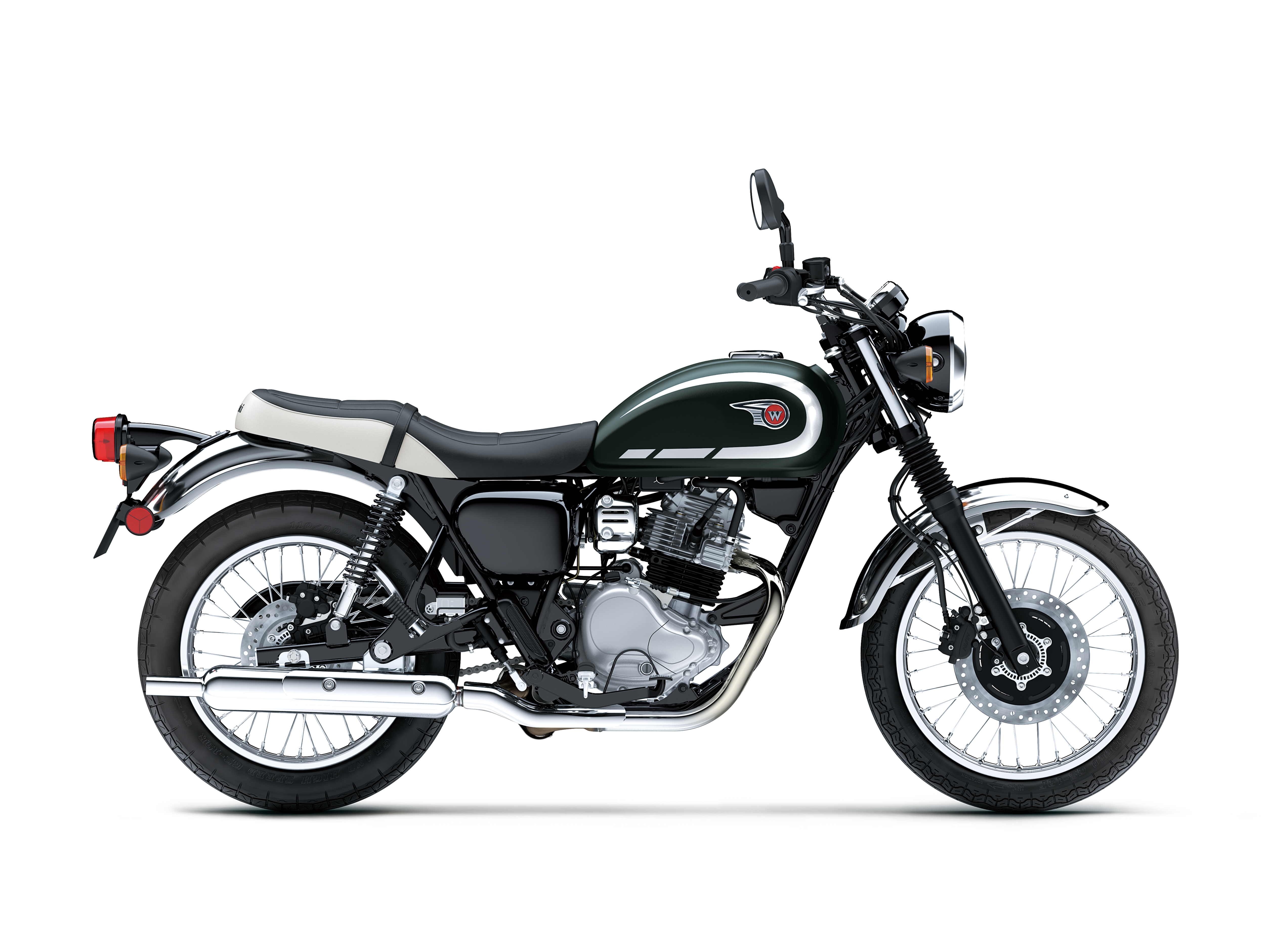 Billede fra myndighedens meddelelse af det tilbagekaldte produkt Kawasaki - Model: W230 & Meguro S1. Årsag: OVERTRÆD.