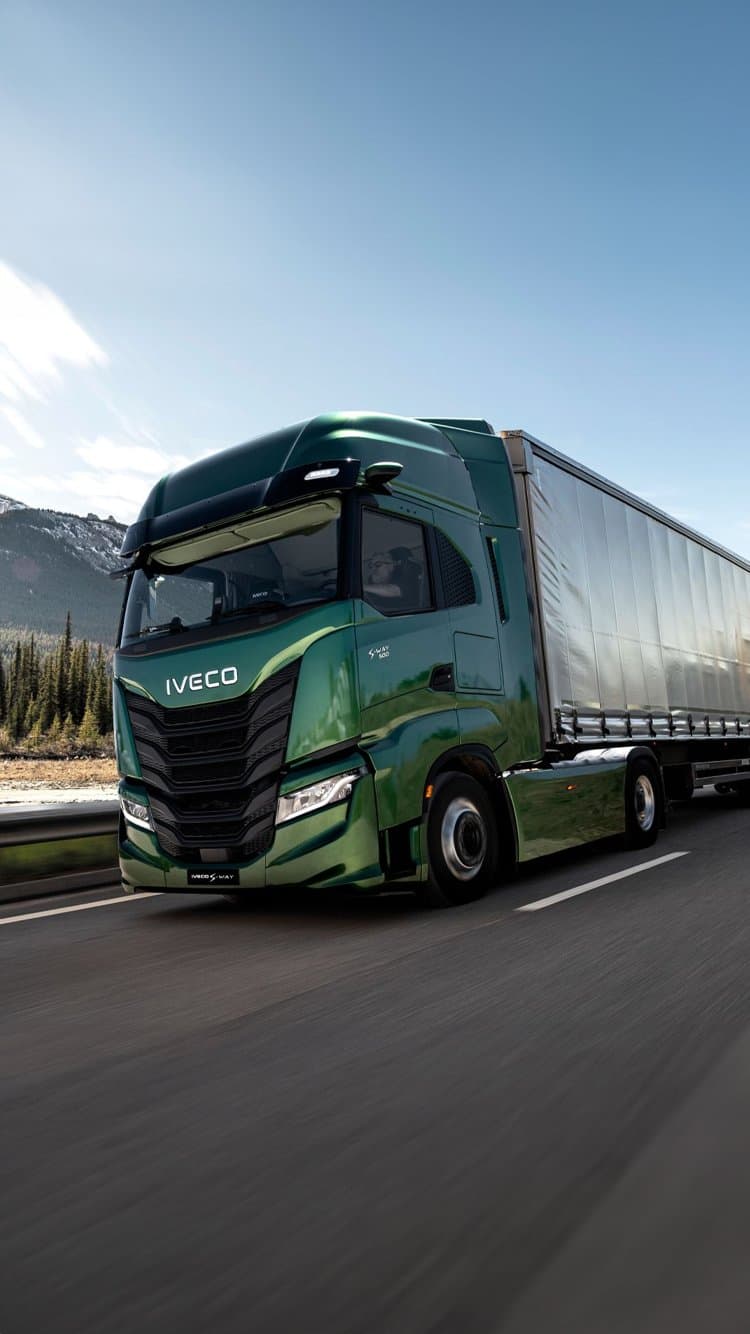 Billede fra myndighedens meddelelse af det tilbagekaldte produkt IVECO - Model: S-WAY, X-WAY MY24. Årsag: OVERTRÆD.