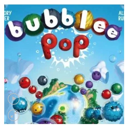 Billede fra myndighedens meddelelse af det tilbagekaldte produkt Bubblee Pop Brætspil. Årsag: OKTILTAG.