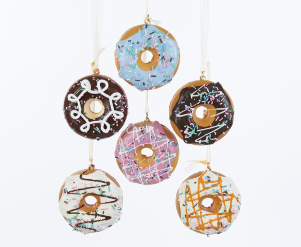 Billede fra myndighedens meddelelse af det tilbagekaldte produkt Ornament Donut. Årsag: OKTILTAG.