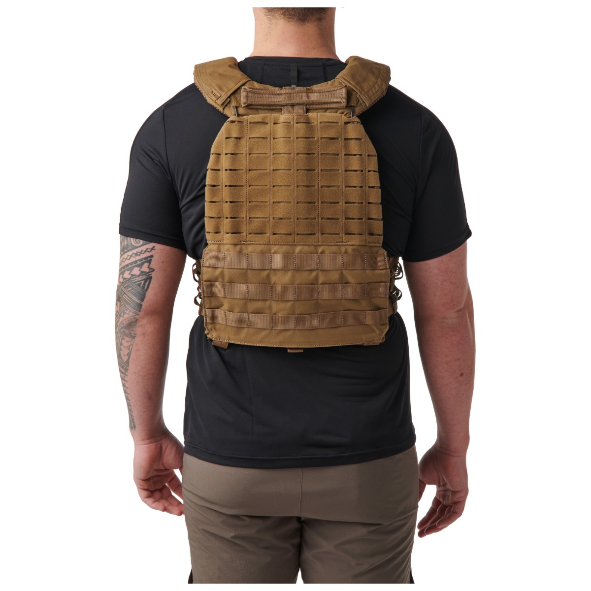 Billede fra myndighedens meddelelse af det tilbagekaldte produkt TacTec Plate Carrier. Årsag: OKTILTAG.