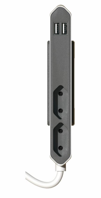 Billede fra myndighedens meddelelse af det tilbagekaldte produkt POWERCUBE POWERBAR INKL. USB UDGANG -. Årsag: OKTILTAG.