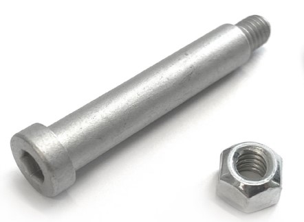 Billede fra myndighedens meddelelse af det tilbagekaldte produkt Screw gate D-ring bolts. Årsag: OKTILTAG.