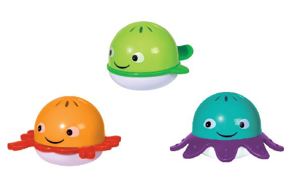 Billede fra myndighedens meddelelse af det tilbagekaldte produkt Tub Buddies. Årsag: OKTILTAG.